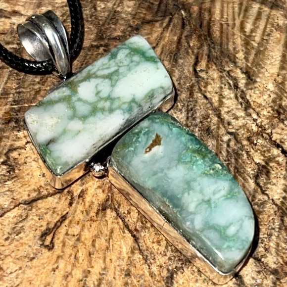 Two- Layer Mariposite Pendant 2 1/4” - Picture 5 of 11